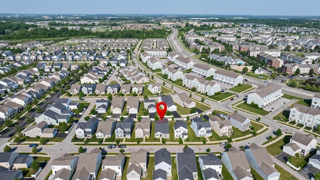 5442 Goose Falls Dr, Dublin, OH 43016 - aerial view of property and surrounding area