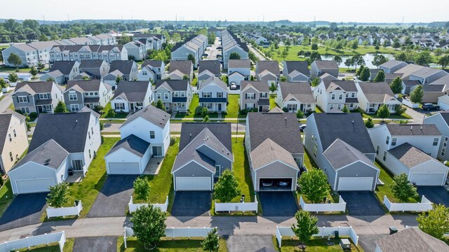 5442 Goose Falls Dr, Dublin, OH 43016 - aerial perspective of suburban area