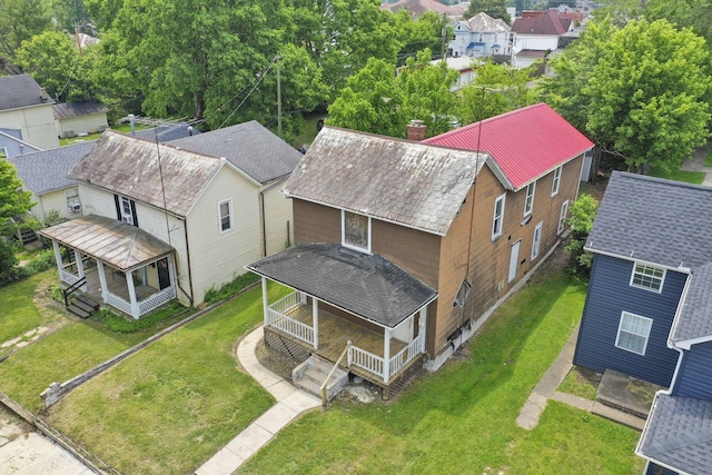 408 E Mulberry St, Lancaster, OH 43130 - aerial view of residential area