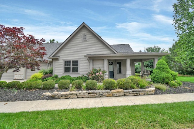 1366 Chapel Way, Heath, OH 43056 - view of front of house with a porch and roof with shingles