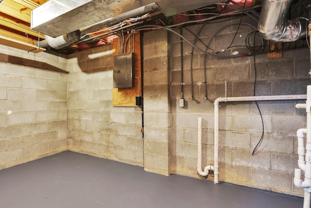 5062 Stoneybrook Blvd Unit 3F, Hilliard, OH 43026 - unfinished below grade area featuring electric panel