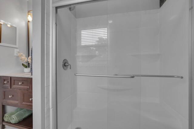 13680 Nantucket Ave NW, Pickerington, OH 43147 - bathroom featuring a shower stall and vanity