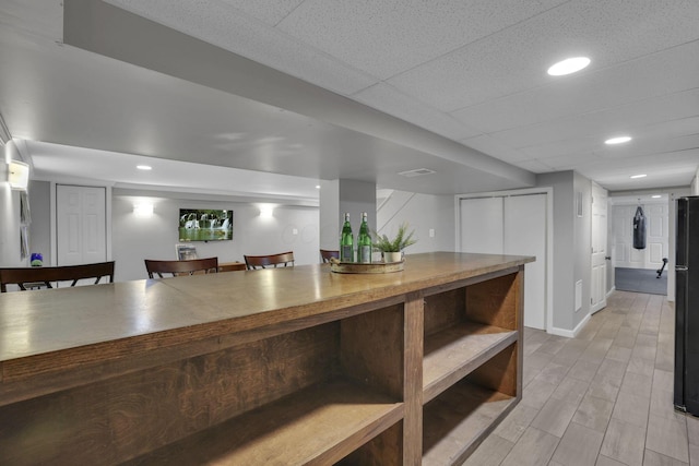 13680 Nantucket Ave NW, Pickerington, OH 43147 - dining area featuring light wood-style floors and recessed lighting