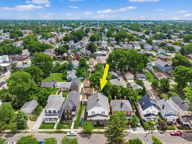 1364-1366 S 3rd St, Columbus, OH 43207 - aerial perspective of suburban area