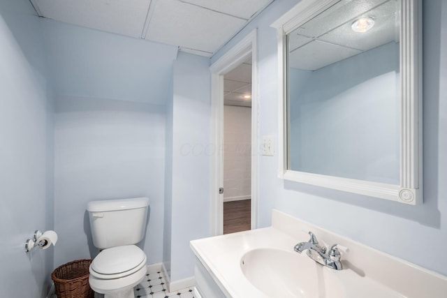 328 Chatham Rd, Columbus, OH 43214 - half bathroom with toilet and vanity
