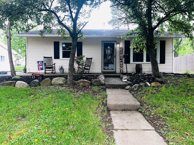 157 Saratoga Dr, Johnstown, OH 43031 - ranch-style home with covered porch