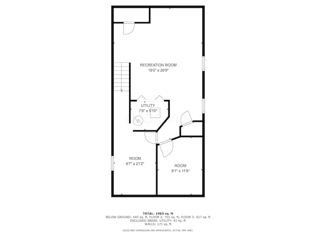 591 S 22nd St, Columbus, OH 43205 - view of home floor plan