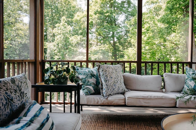 1355 Fisher Run Ct, Columbus, OH 43235 - sunroom with an outdoor living space and healthy amount of natural light