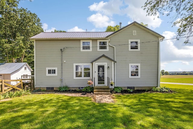 2380 Cedar Hill Rd SW, Amanda, OH 43102 - view of front of house featuring a metal roof and entry steps