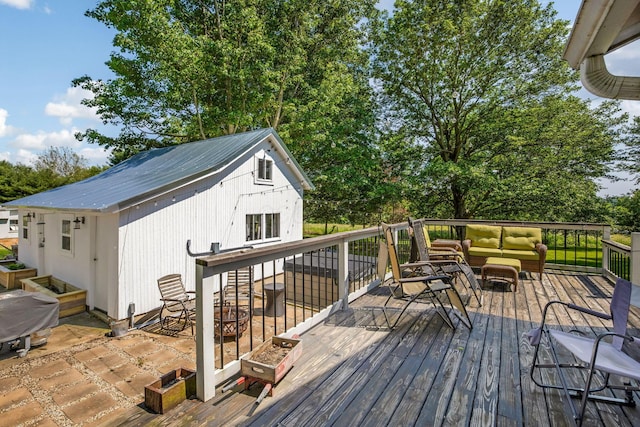 2380 Cedar Hill Rd SW, Amanda, OH 43102 - wooden deck featuring outdoor lounge area