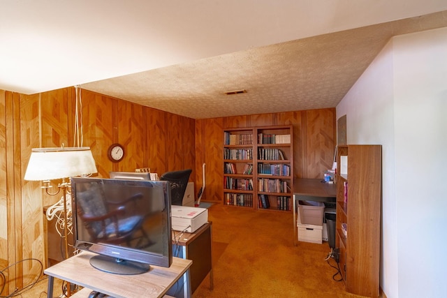 591 Knights Ave, Columbus, OH 43230 - carpeted office space with wood walls