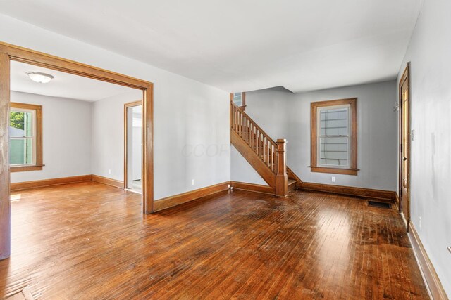 334 S Richardson Ave, Columbus, OH 43204 - empty room featuring hardwood / wood-style floors and stairway