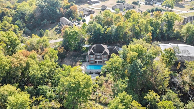 125 Fallen Ash Dr, Granville, OH 43023 - drone / aerial view of a pool