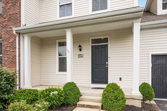 4609 Stoneworth Dr Unit 58, Hilliard, OH 43026 - doorway to property featuring a porch
