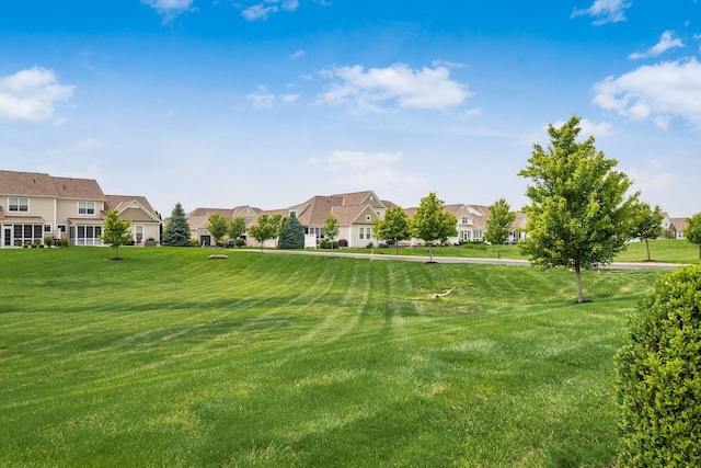 4609 Stoneworth Dr Unit 58, Hilliard, OH 43026 - view of green lawn featuring a residential view
