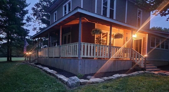 1803 County Road 26, Marengo, OH 43334 - view of side of home featuring a porch