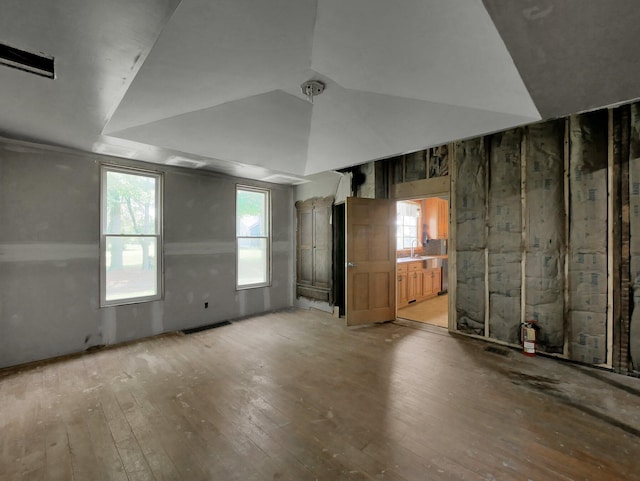 1803 County Road 26, Marengo, OH 43334 - interior space featuring light wood-style floors and vaulted ceiling