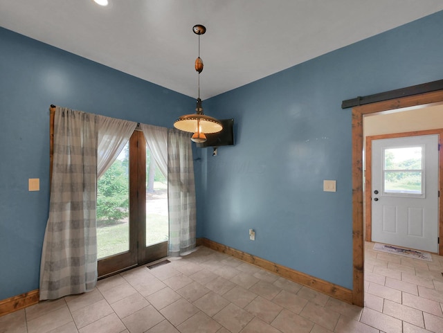 1803 County Road 26, Marengo, OH 43334 - tiled spare room featuring baseboards