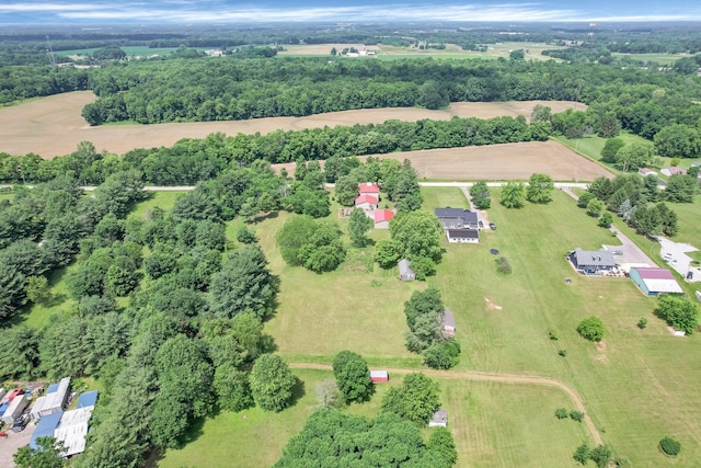 1803 County Road 26, Marengo, OH 43334 - aerial view of property and surrounding area featuring rural landscape
