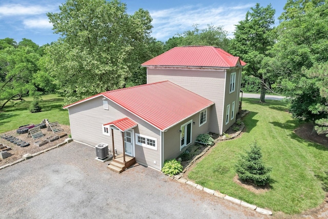 1803 County Road 26, Marengo, OH 43334 - view of subject property with a tree filled landscape