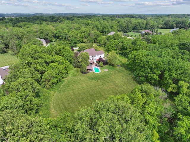 332 Waters Edge Dr, Hebron, OH 43025 - aerial overview of property's location with a forest