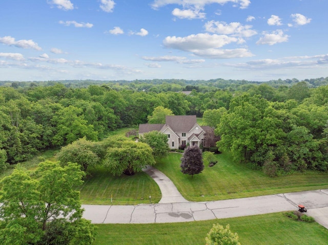 332 Waters Edge Dr, Hebron, OH 43025 - view from above of property featuring a heavily wooded area