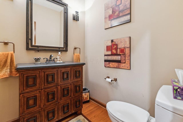 332 Waters Edge Dr, Hebron, OH 43025 - bathroom with wood finished floors and vanity