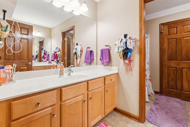 332 Waters Edge Dr, Hebron, OH 43025 - bathroom featuring vanity and tile patterned flooring