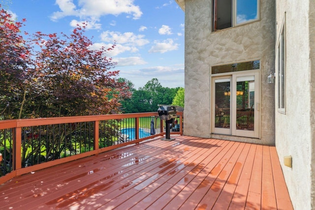 332 Waters Edge Dr, Hebron, OH 43025 - deck featuring a grill