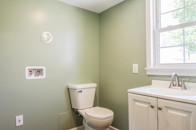 214 Moull St, Newark, OH 43055 - bathroom featuring toilet and vanity