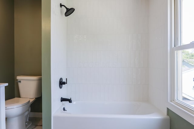 214 Moull St, Newark, OH 43055 - bathroom with bathing tub / shower combination and healthy amount of natural light