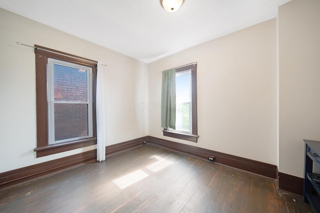 1214 Hamlet St, Columbus, OH 43201 - unfurnished room with hardwood / wood-style floors and baseboards