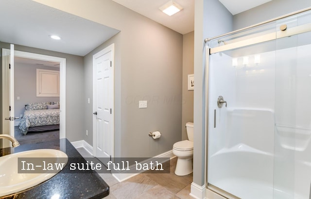 525 Floral Valley Dr W, Howard, OH 43028 - ensuite bathroom with a stall shower and tile patterned flooring