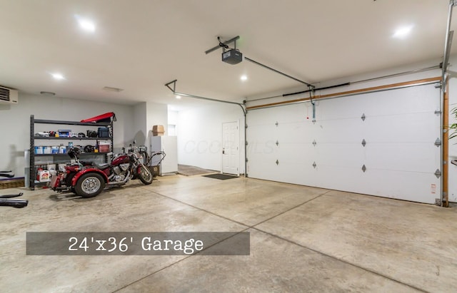 525 Floral Valley Dr W, Howard, OH 43028 - garage featuring a garage door opener