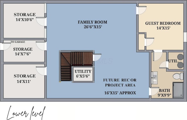 525 Floral Valley Dr W, Howard, OH 43028 - view of room layout