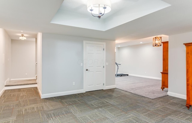 525 Floral Valley Dr W, Howard, OH 43028 - empty room with dark colored carpet and baseboards