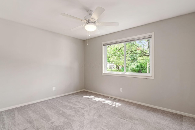 1573 Arlington Ave, Marble Cliff, OH 43212 - empty room with carpet, baseboards, and ceiling fan