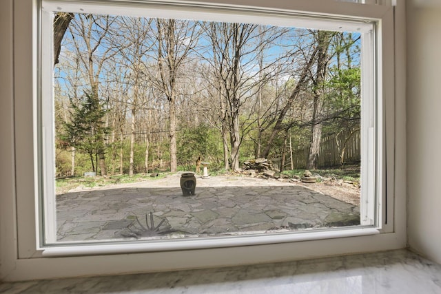 220 Hardy Way, Worthington, OH 43085 - detailed view of a tree filled landscape