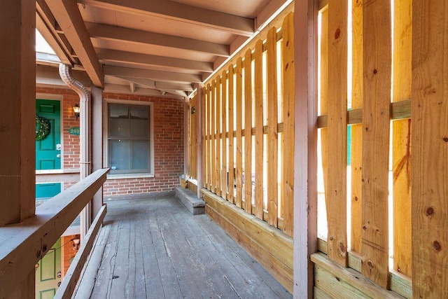 251 E Kossuth St Unit A, Columbus, OH 43206 - view of wooden deck