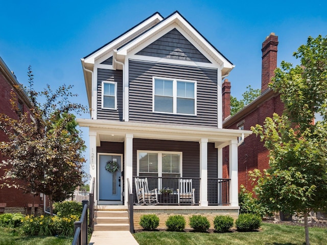 1210 Madison Ave, Columbus, OH 43205 - view of front of property with a porch