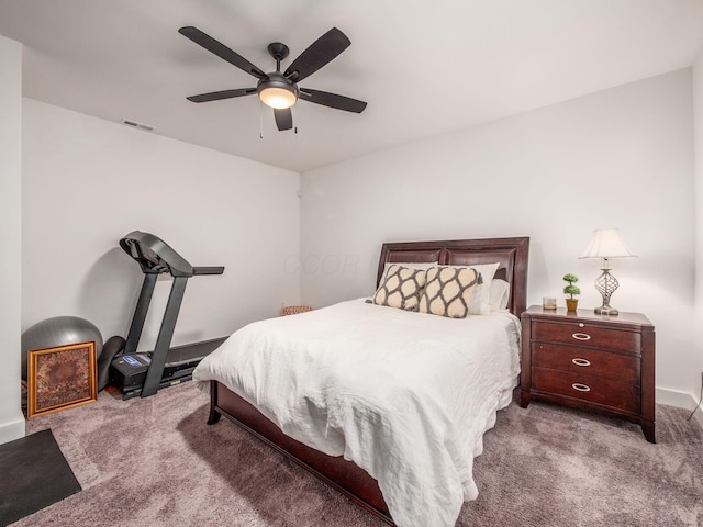 1210 Madison Ave, Columbus, OH 43205 - bedroom with carpet flooring and a ceiling fan