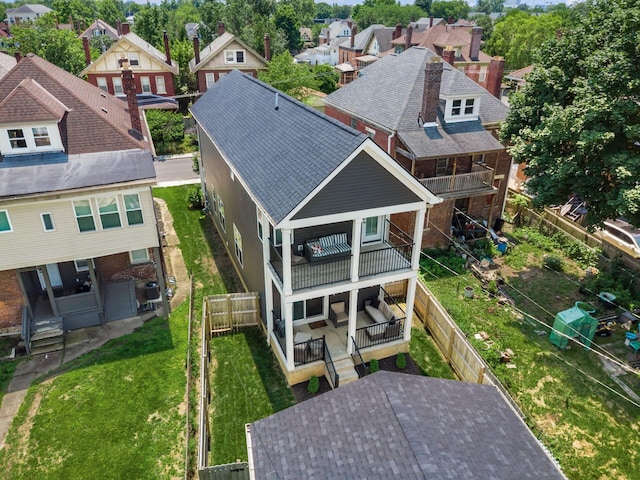 1210 Madison Ave, Columbus, OH 43205 - aerial perspective of suburban area