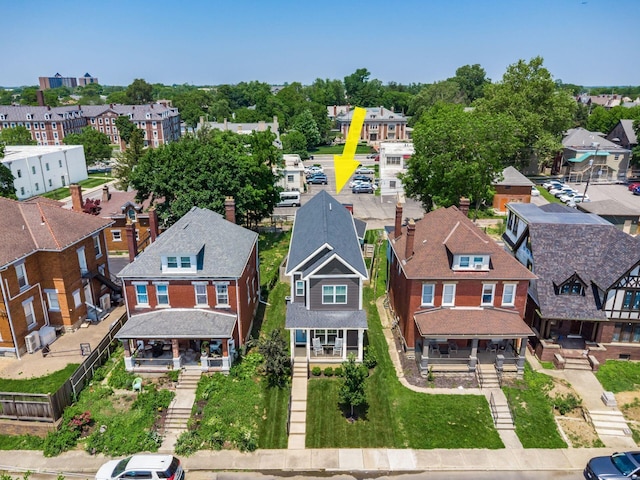 1210 Madison Ave, Columbus, OH 43205 - aerial view of residential area