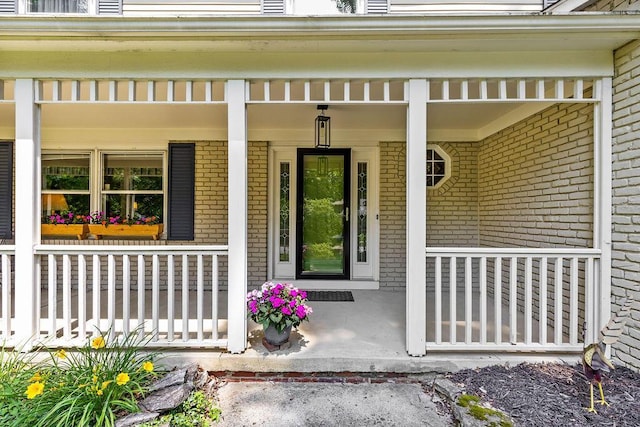 1212 Autumn Creek Cir, Westerville, OH 43081 - property entrance with brick siding and a porch