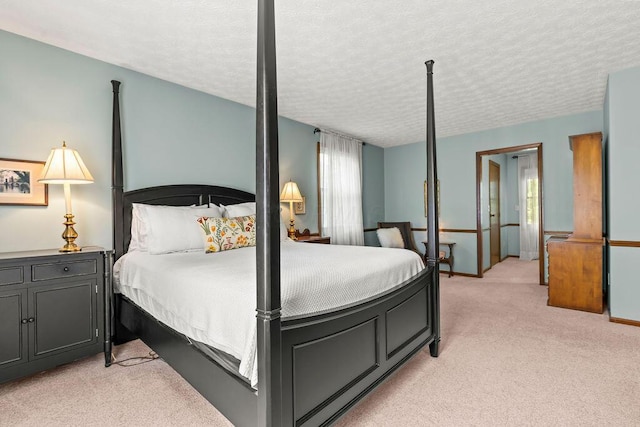 1212 Autumn Creek Cir, Westerville, OH 43081 - bedroom with light colored carpet and a textured ceiling