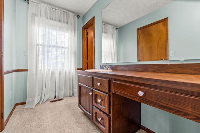 1212 Autumn Creek Cir, Westerville, OH 43081 - bathroom with vanity and carpet floors