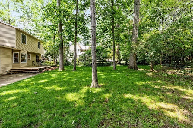 1212 Autumn Creek Cir, Westerville, OH 43081 - view of green lawn with a deck