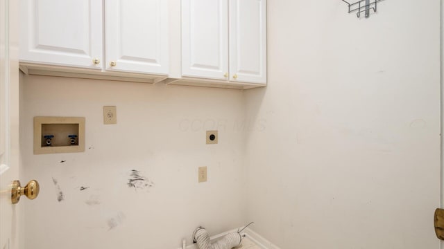 1486 Sedgefield Dr, New Albany, OH 43054 - washroom featuring electric dryer hookup, cabinet space, and washer hookup