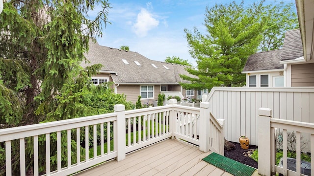1486 Sedgefield Dr, New Albany, OH 43054 - view of wooden deck
