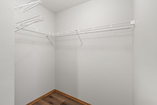 6858 Winrock Dr, New Albany, OH 43054 - spacious closet featuring wood finished floors